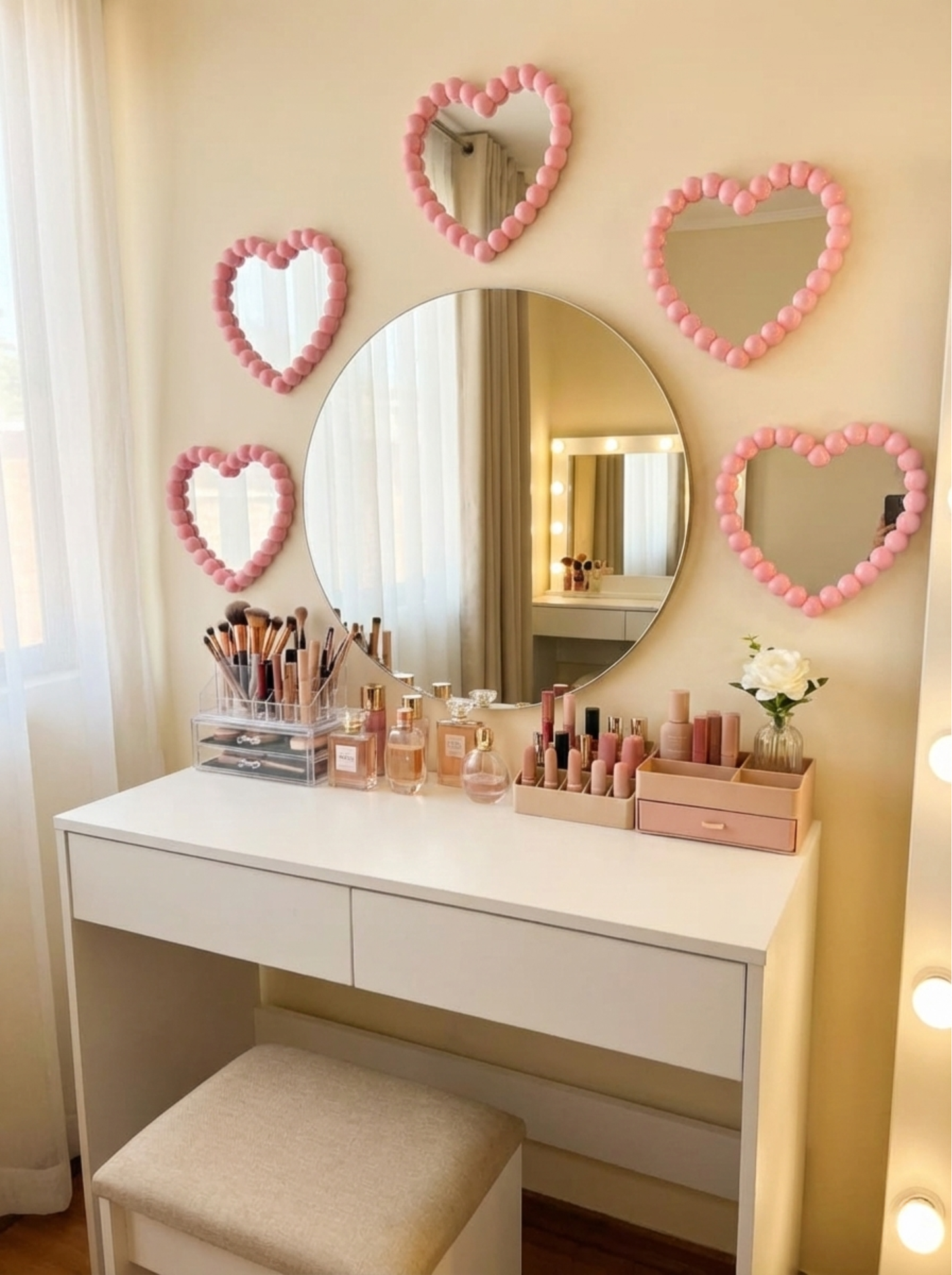 Pack Espejos Decorativos Corazones
