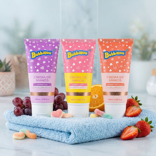 Crema de Manos Bubbaluu - Hidratación Máxima (100ml) 🍭✨