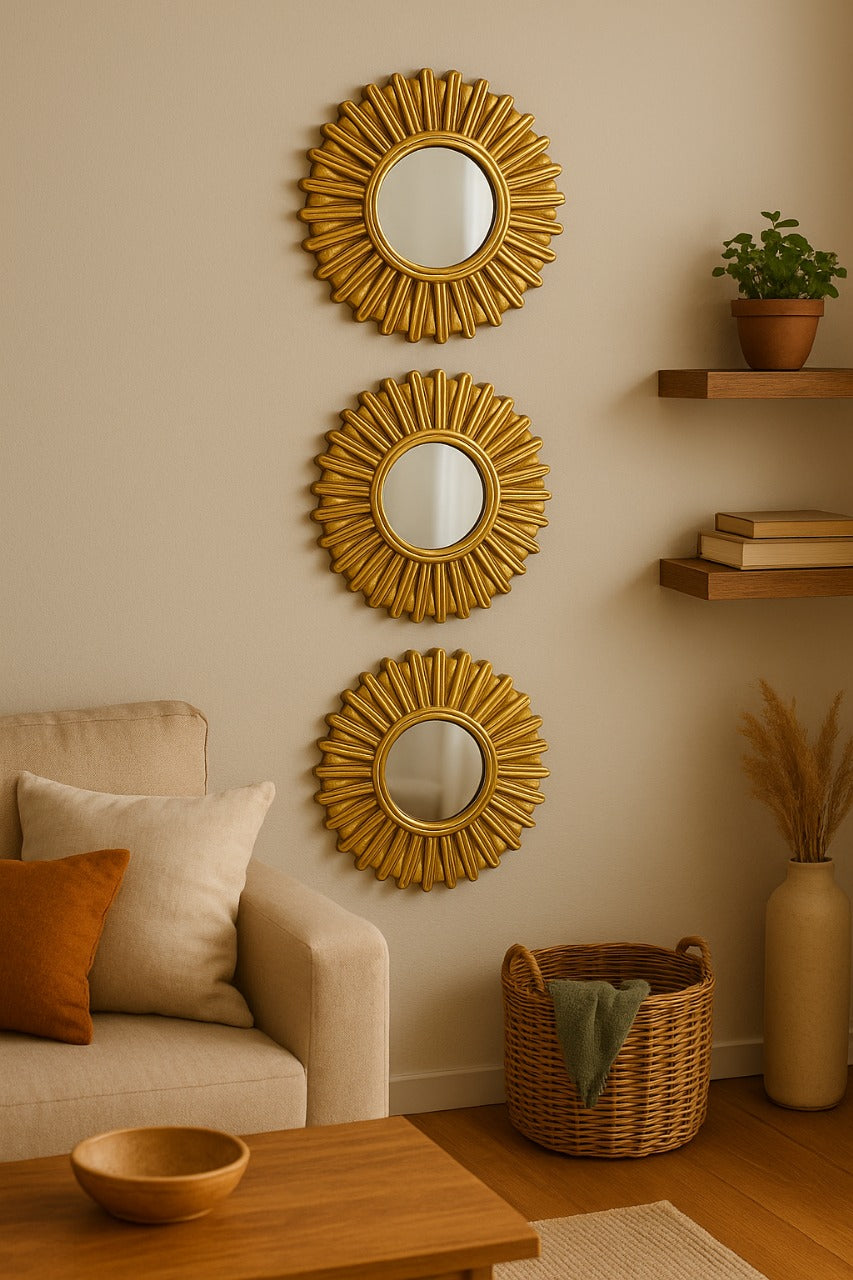 Espejos decorativos triples