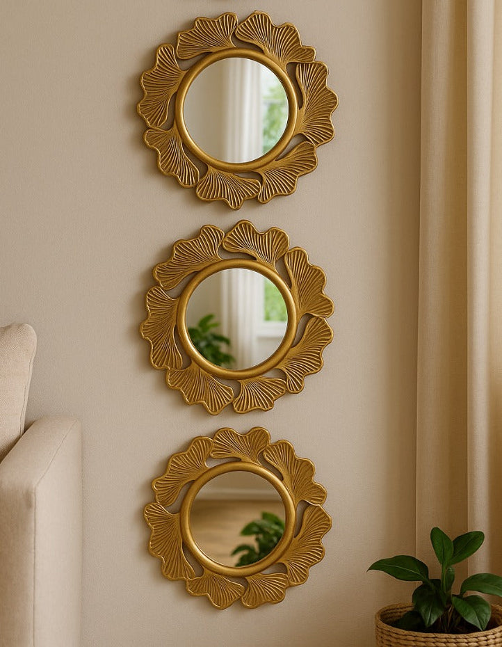 Espejos Decorativos Sol Dorado