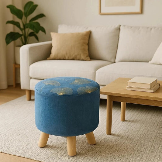 Puff Acolchado Asiento/Apoya pies Variedad de colores