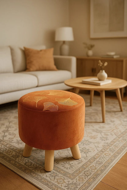 Puff Acolchado Asiento/Apoya pies Variedad de colores