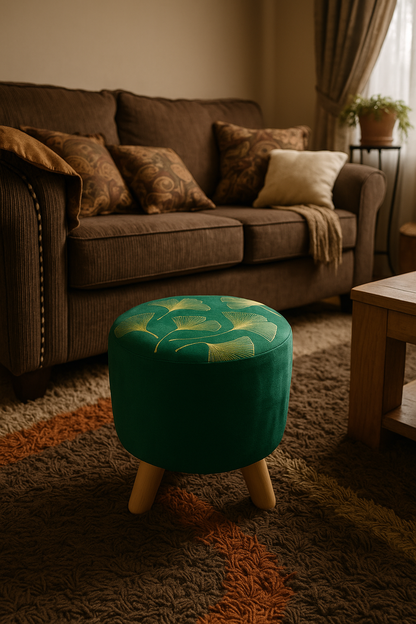 Puff Acolchado Asiento/Apoya pies Variedad de colores