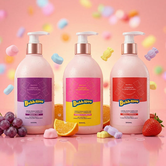 Crema Corporal Bubbaluu 500ml – Hidratación Profunda con Vitamina E y Minerales