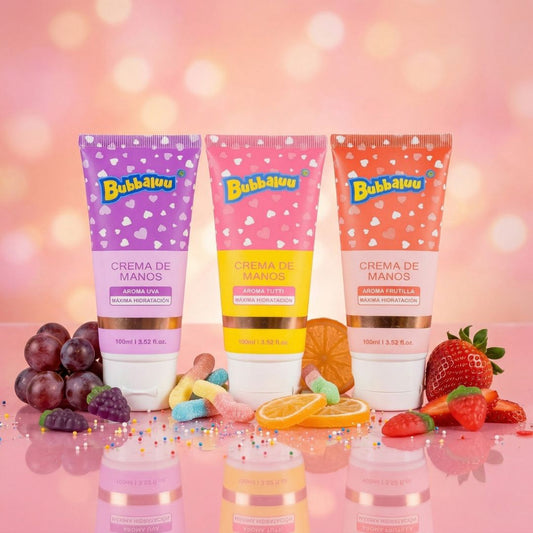 Crema de Manos Bubbaluu - Hidratación Máxima (100ml) 🍭✨