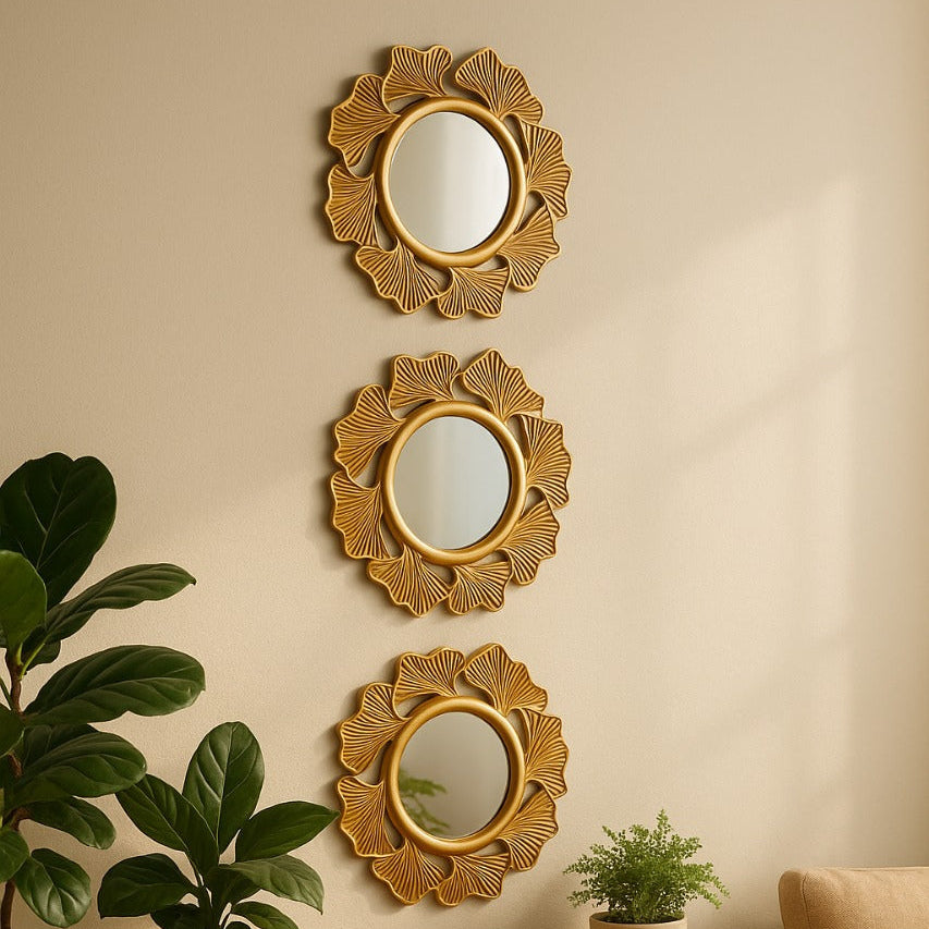 Espejos Decorativos Sol Dorado