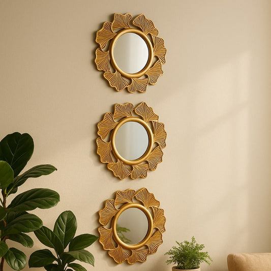 Espejos Decorativos Sol Dorado